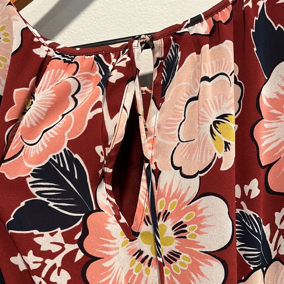 LOFT Floral Sleeveless Summer Dress - Picture 4 of 7